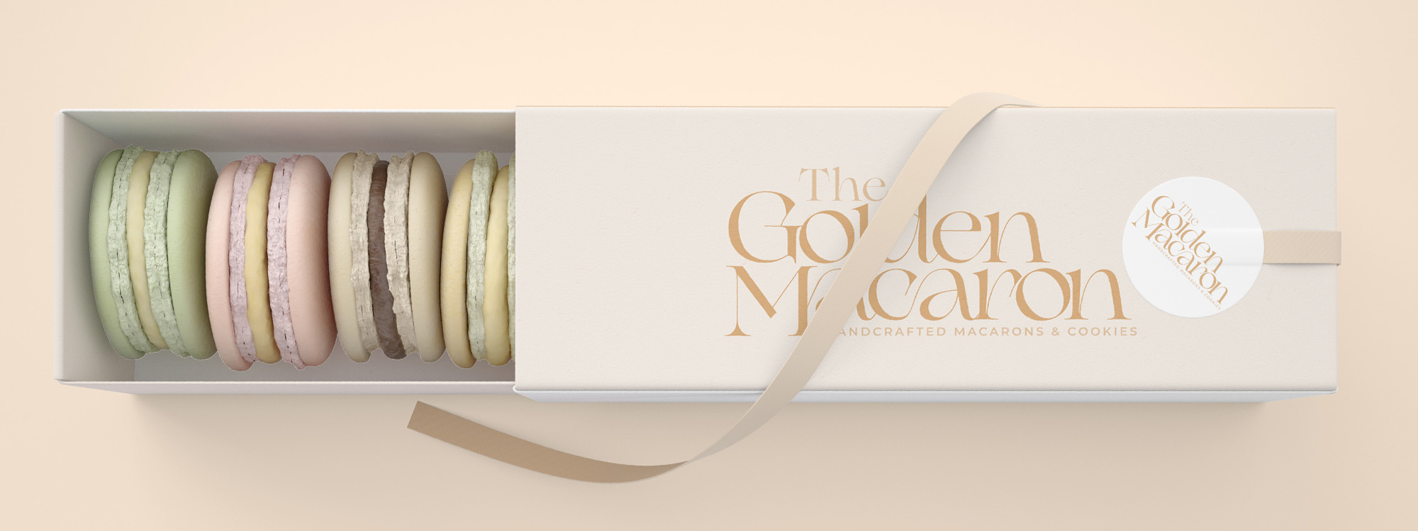 Golden Macaron Banner 1