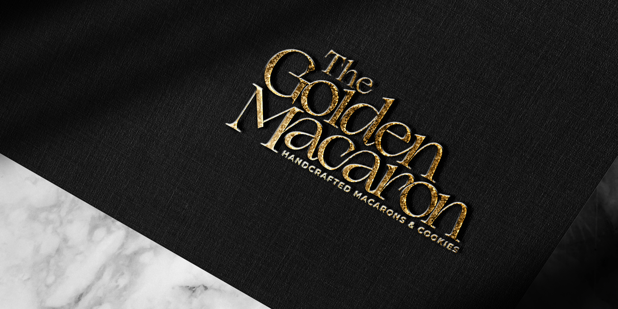 Golden Macaron Banner 5